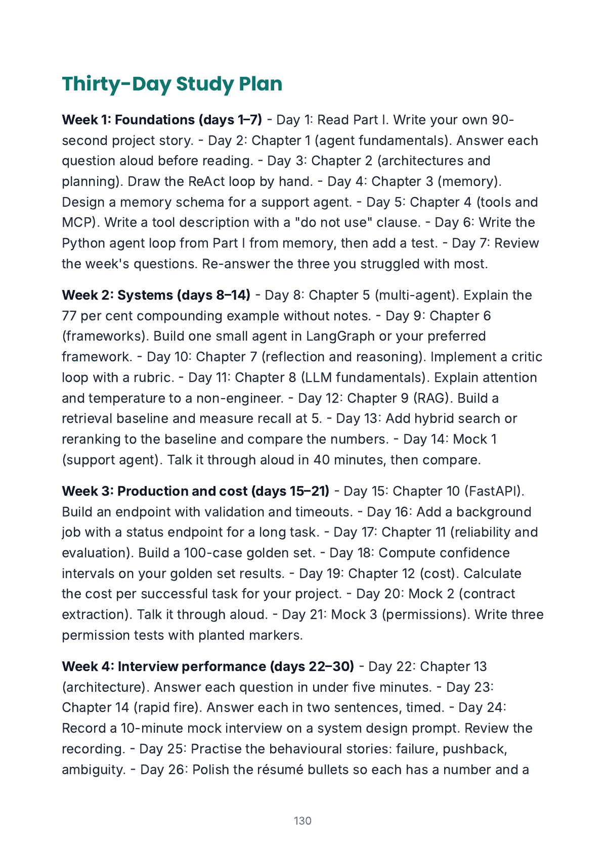 30-day study plan